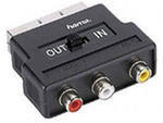 Переходник штСкарт-гн3RCA in/out с переключ APP-185 17-1063